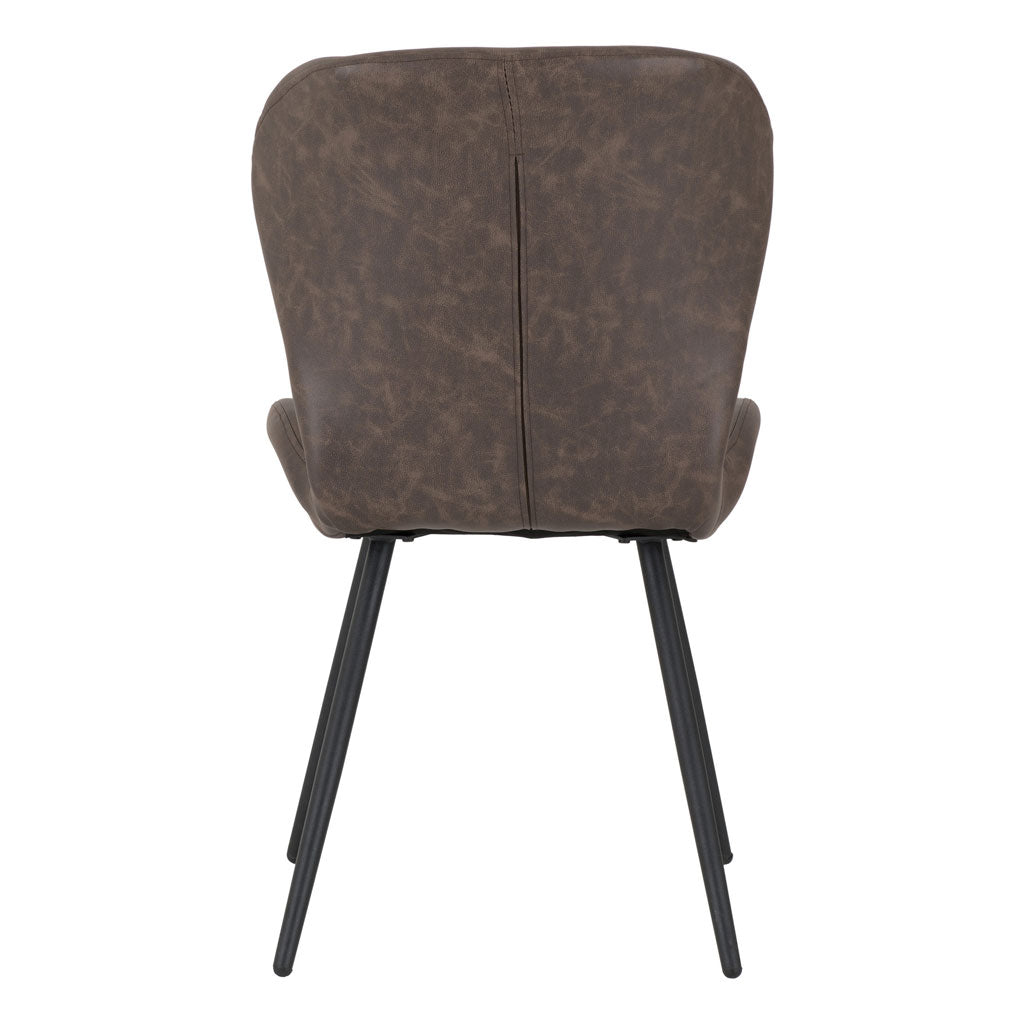 Faux Leather Dining Chairs in Set Of 4 - Quebec