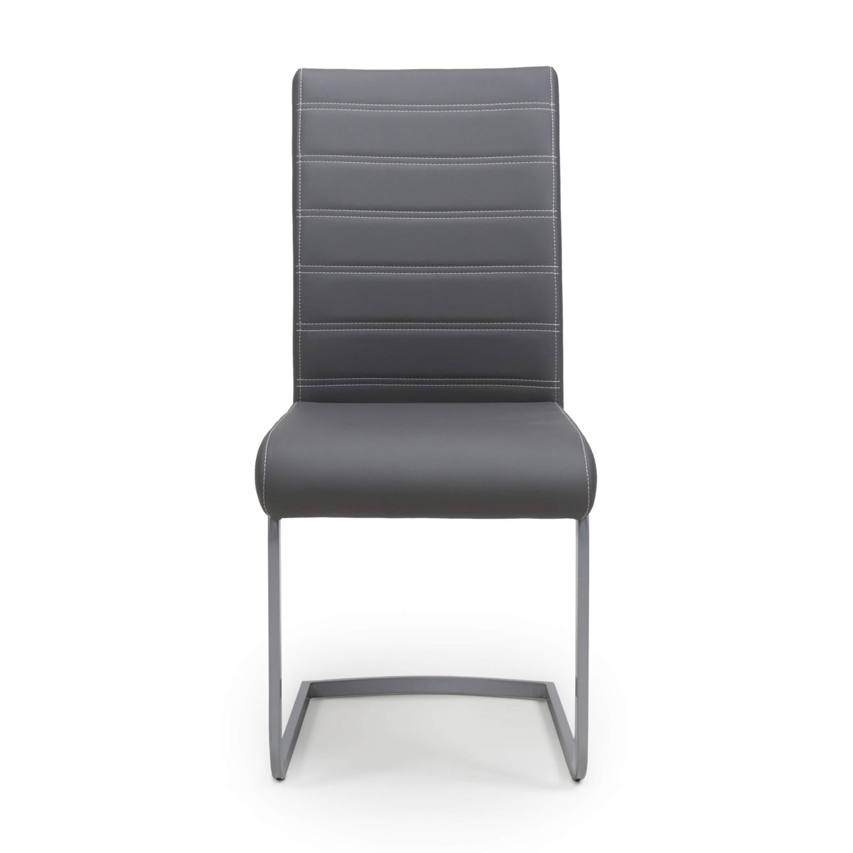 Faux Leather Dining Chairs in Set Of 2 - Callisto