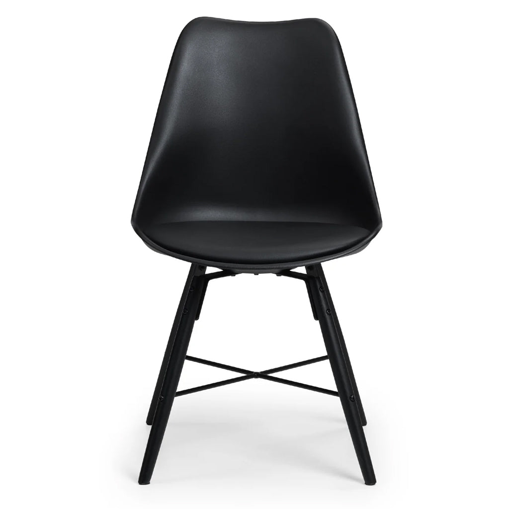 Faux Leather Dining Chairs in Set Of 2 - Kari