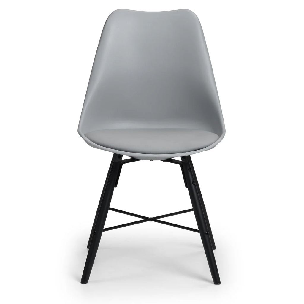 Faux Leather Dining Chairs in Set Of 2 - Kari
