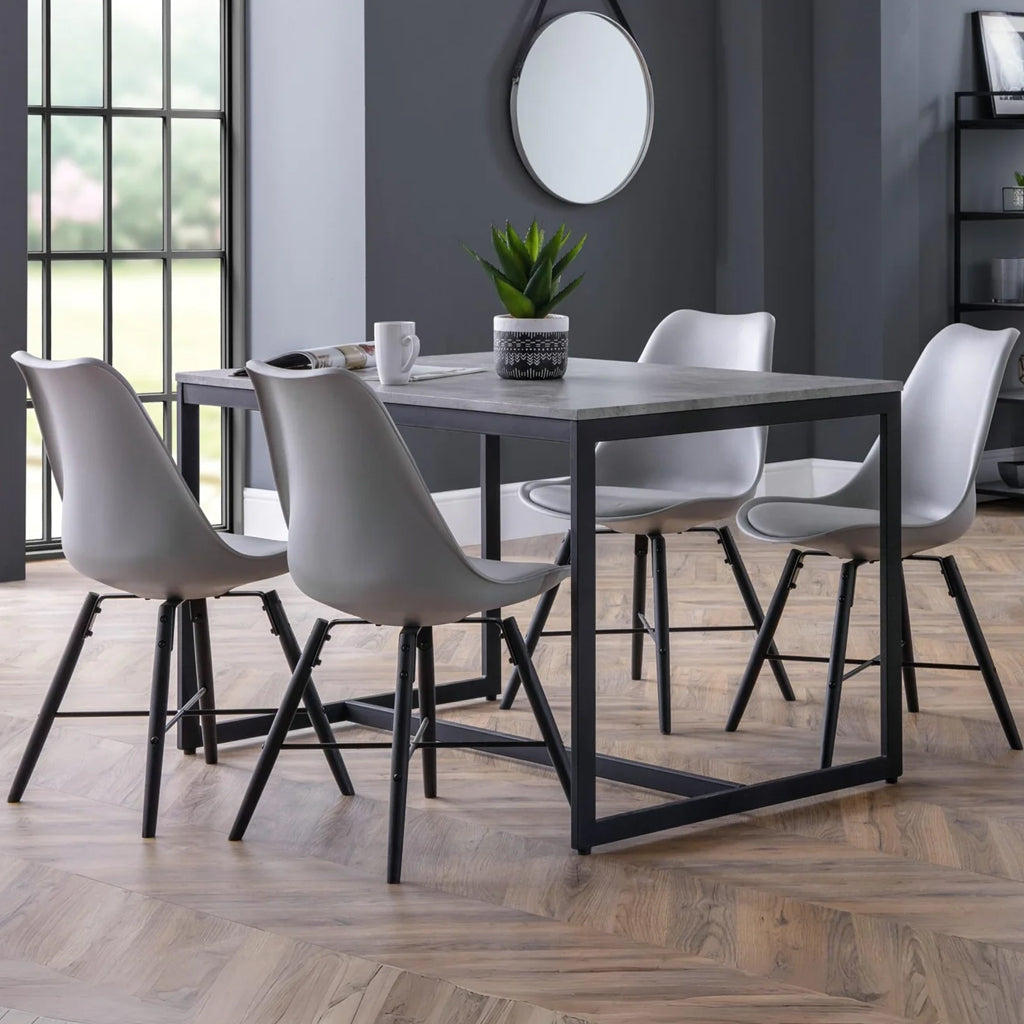 Faux Leather Dining Chairs in Set Of 2 - Kari