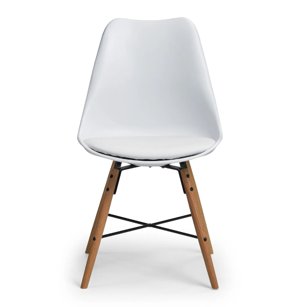 Faux Leather Dining Chairs in Set Of 2 - Kari
