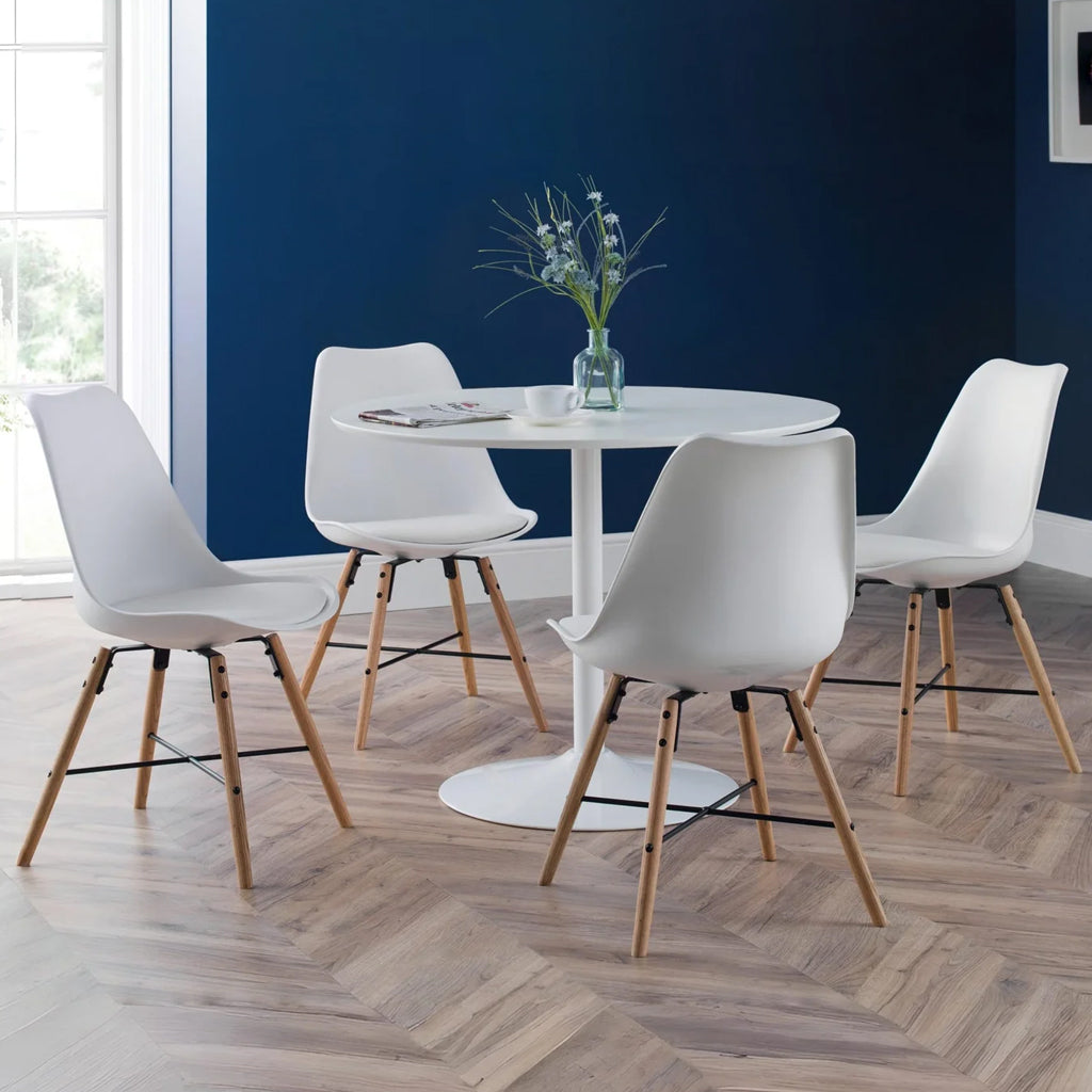 Faux Leather Dining Chairs in Set Of 2 - Kari