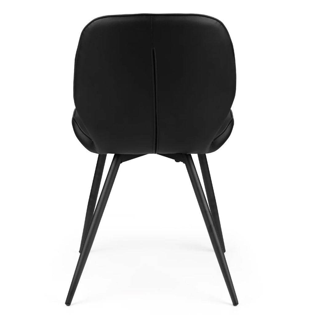 Faux Leather Dining Chairs in Set Of 2 - Otto