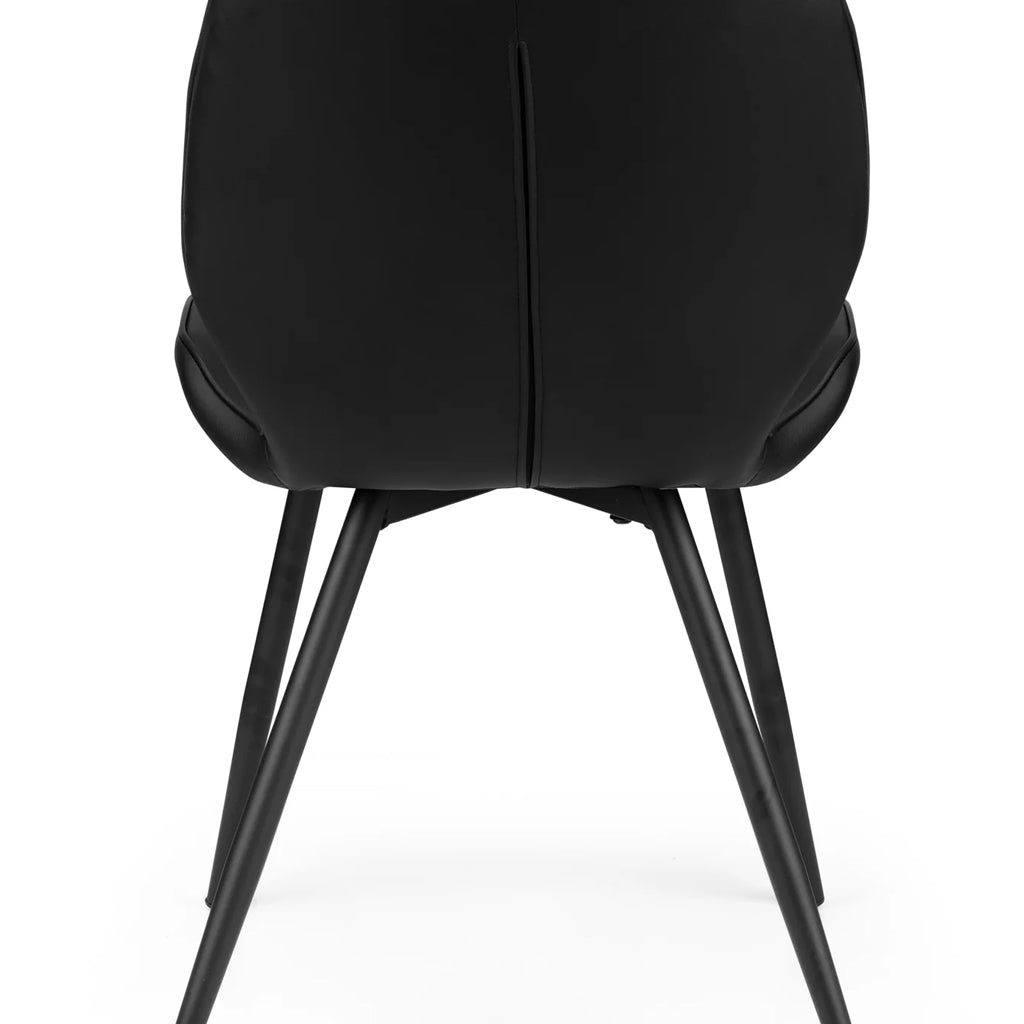 Faux Leather Dining Chairs in Set Of 2 - Otto