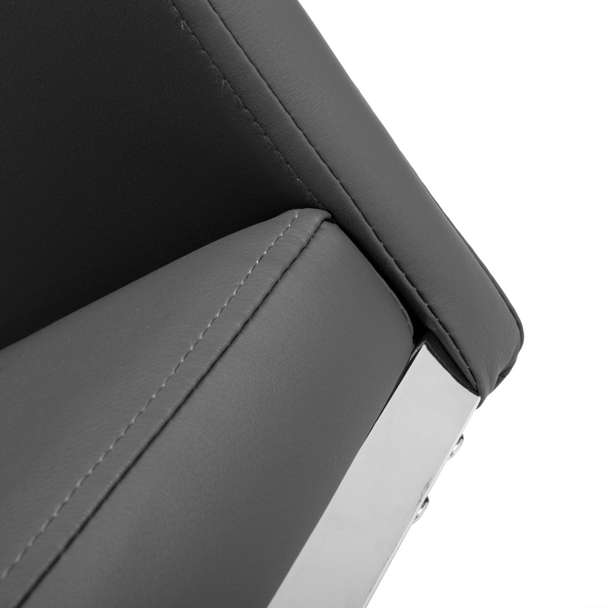 Faux Leather Dining Chairs in Set Of 4 With Chrome Cantilever Legs - Toledo