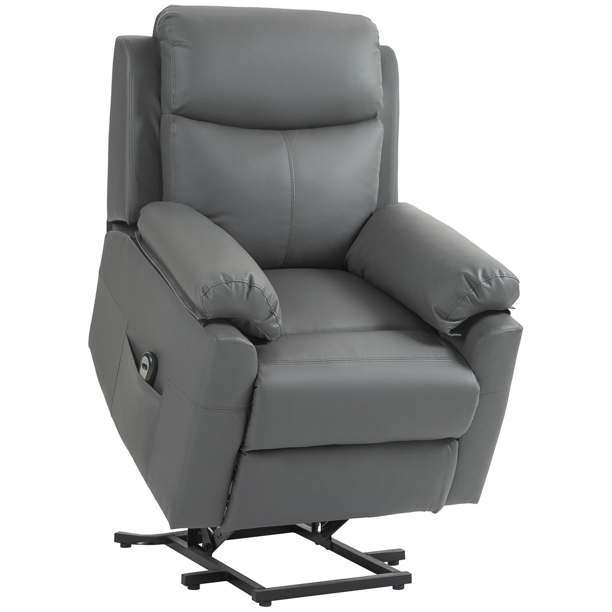Faux Leather Electric Recliner Chair 83cm Wide - Velmora
