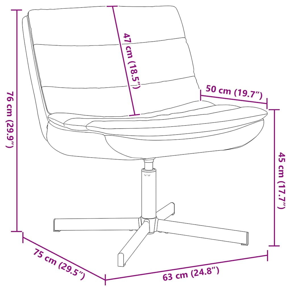 Faux Leather Home And Office Chair 63cm Wide - Vantage Home