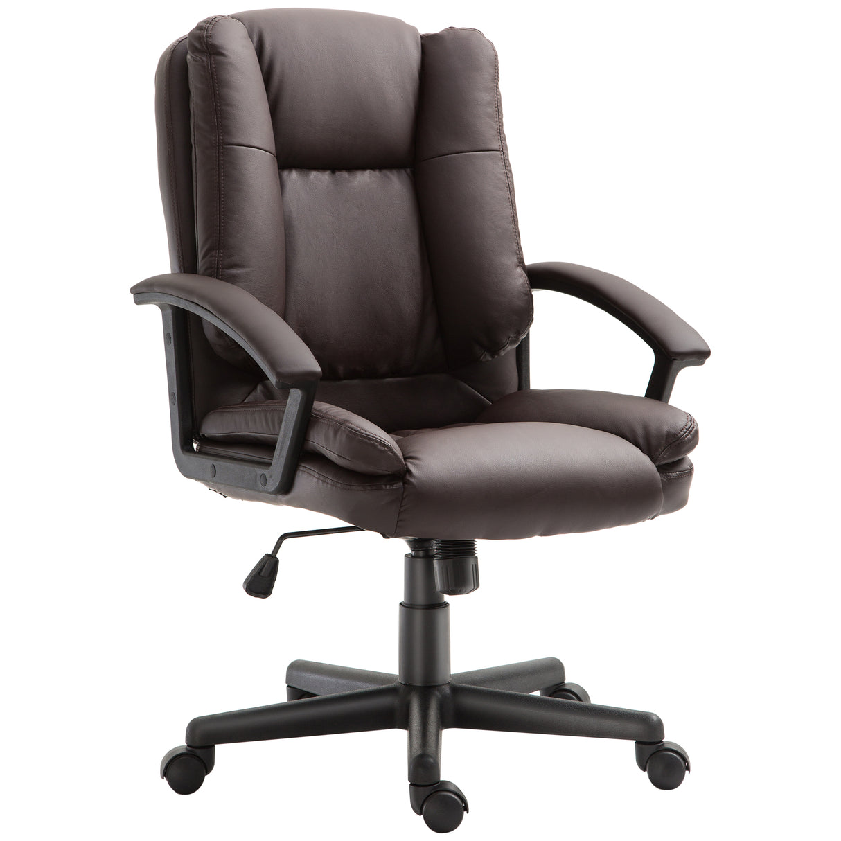 Faux Leather Home And Office Chair 67cm Wide - Velmora