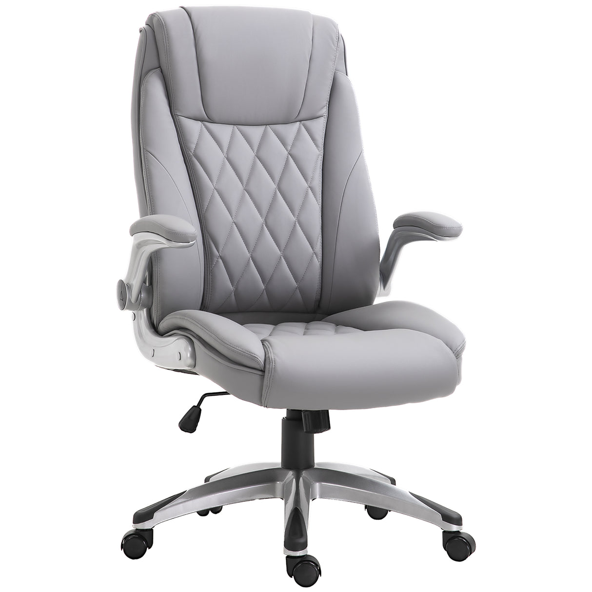 Faux Leather Home And Office Chair 70cm Wide - Velmora