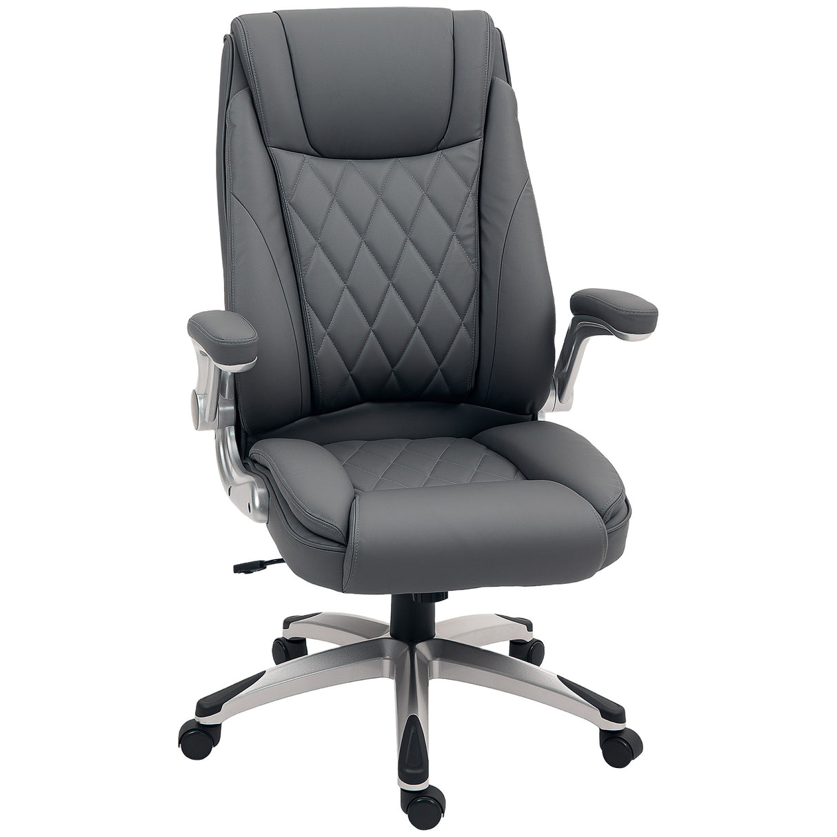 Faux Leather Home And Office Chair 70cm Wide - Velmora