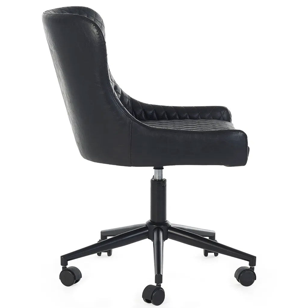 Faux Leather Home And Office Chair - Luxe
