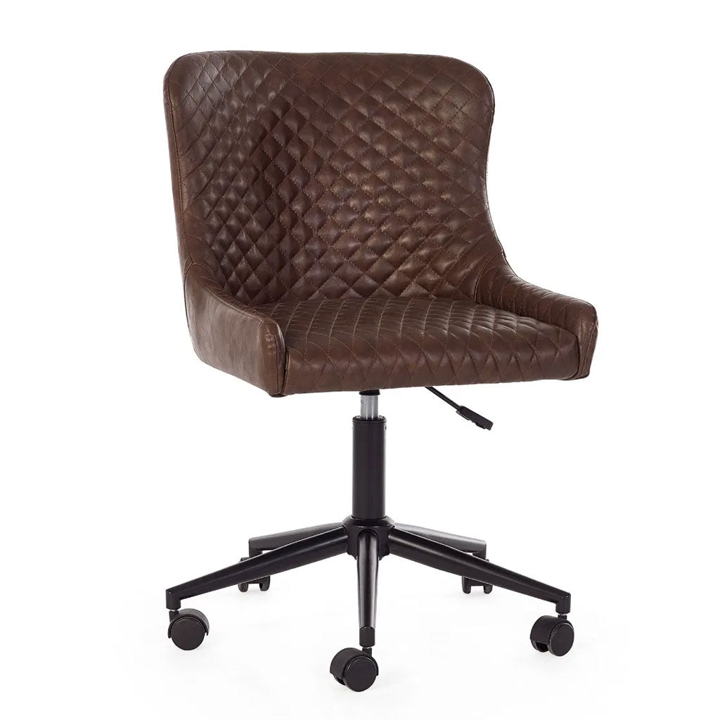Faux Leather Home And Office Chair - Luxe