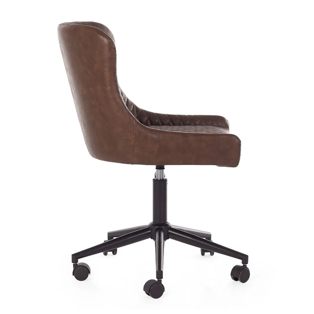 Faux Leather Home And Office Chair - Luxe