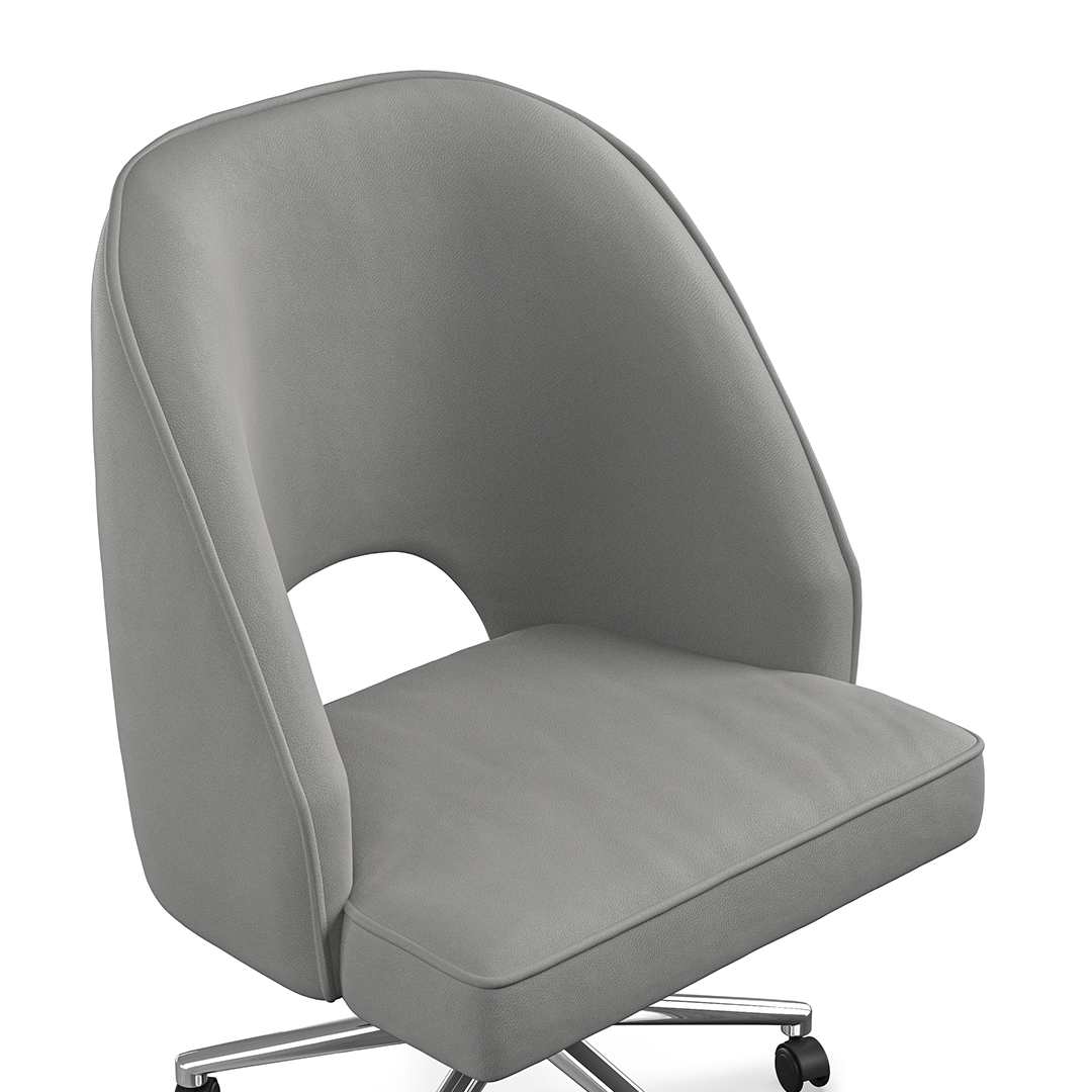 Faux Leather Home And Office Chair - Chelsey