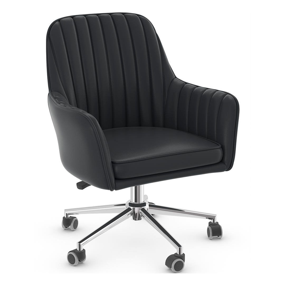 Faux Leather Home And Office Chair - Claremont