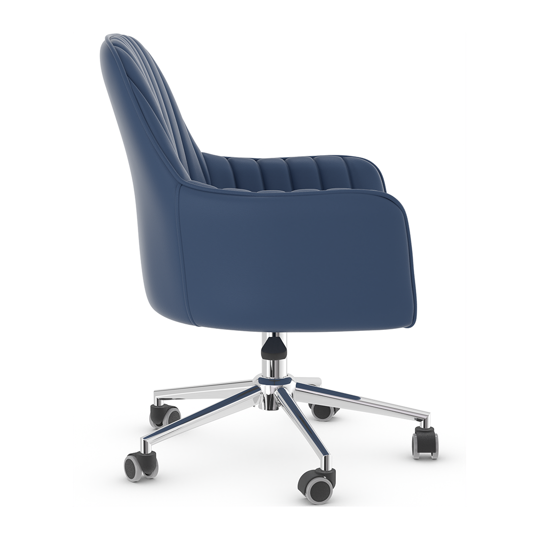 Faux Leather Home And Office Chair - Claremont