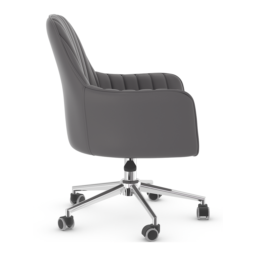 Faux Leather Home And Office Chair - Claremont