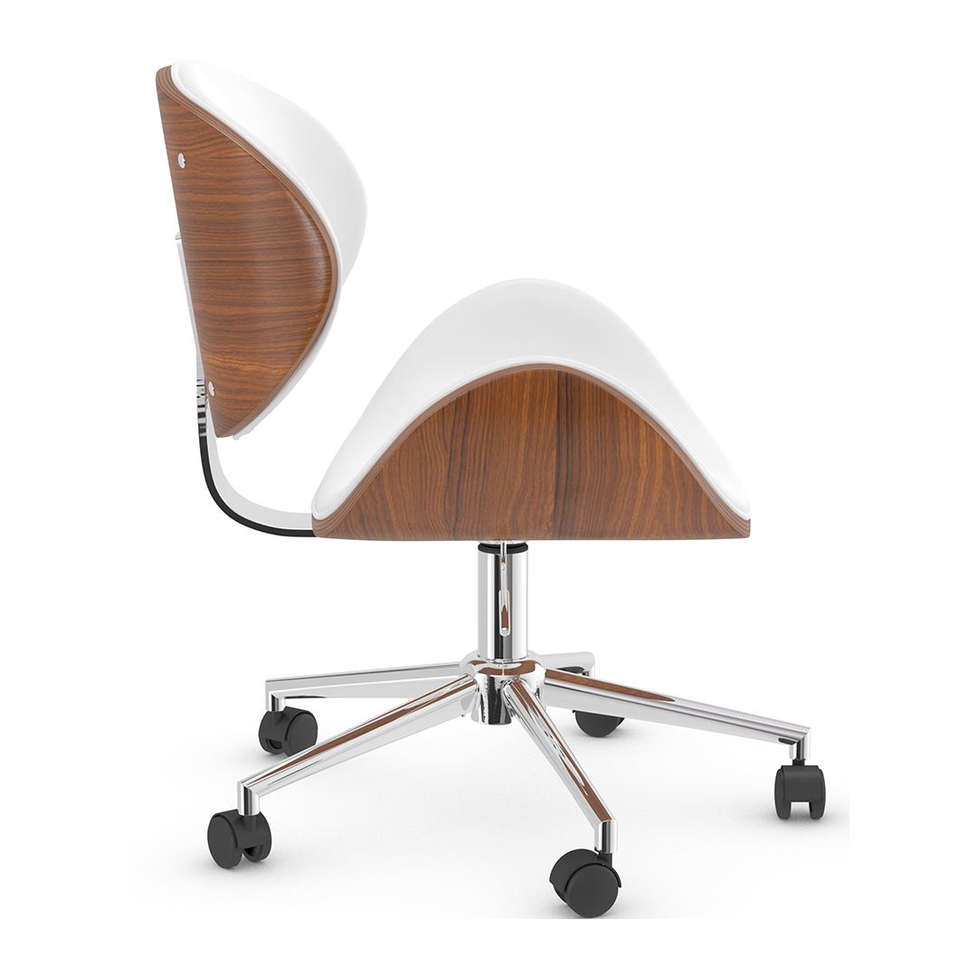 Faux Leather Home And Office Chair - Netherby