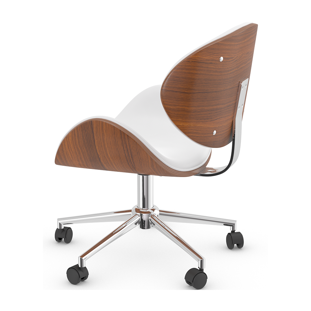 Faux Leather Home And Office Chair - Netherby