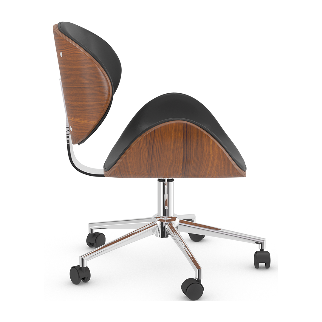 Faux Leather Home And Office Chair - Netherby