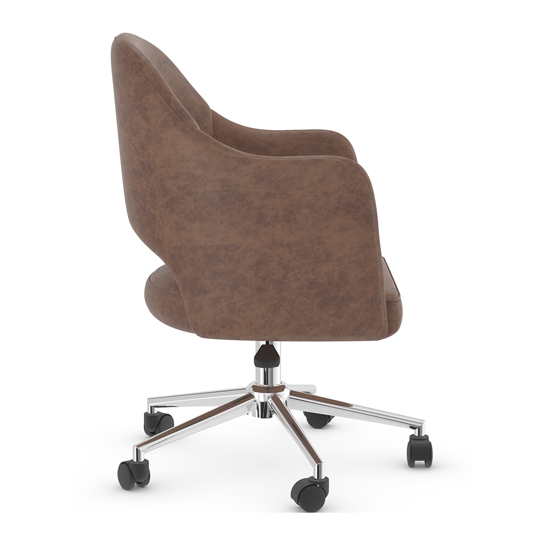 Faux Leather Home And Office Chair - Ormsby
