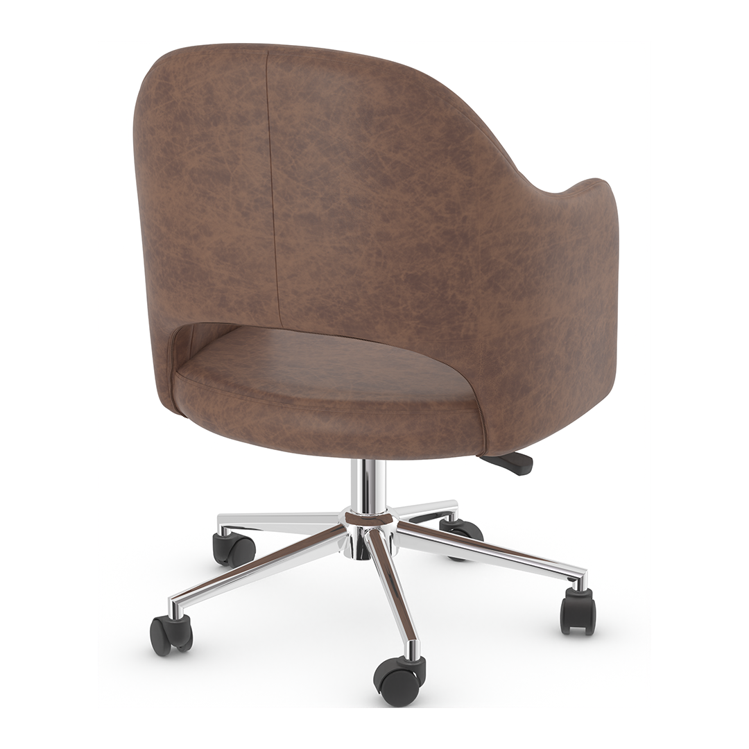 Faux Leather Home And Office Chair - Ormsby