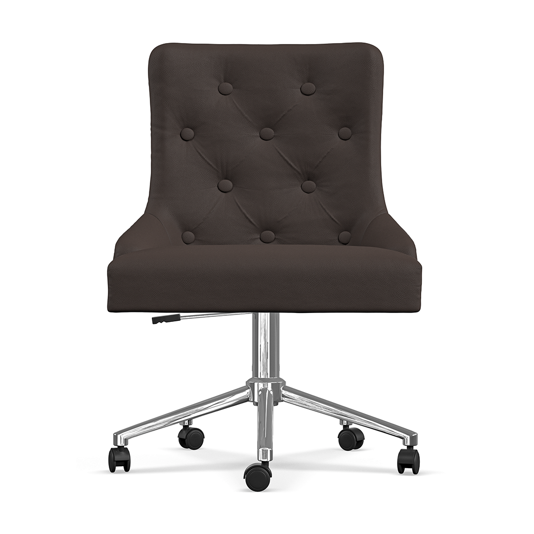 Faux Leather Home And Office Chair - Swansley