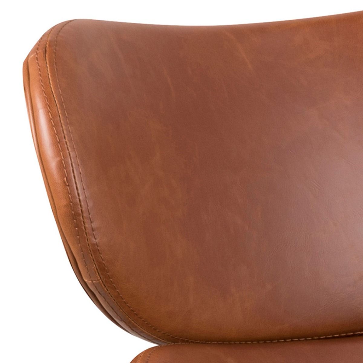 Faux Leather Lounge Chair - Cazar