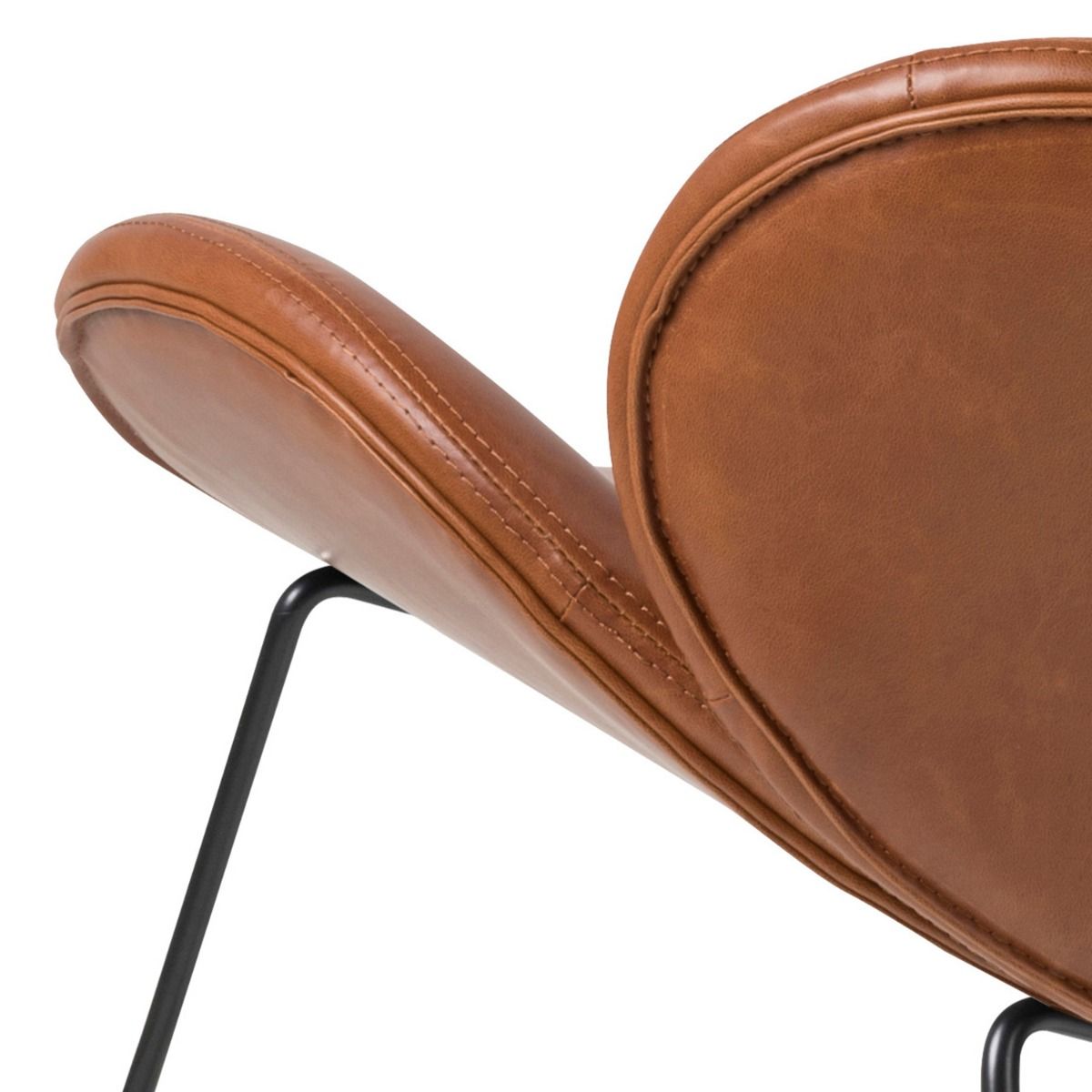 Faux Leather Lounge Chair - Cazar
