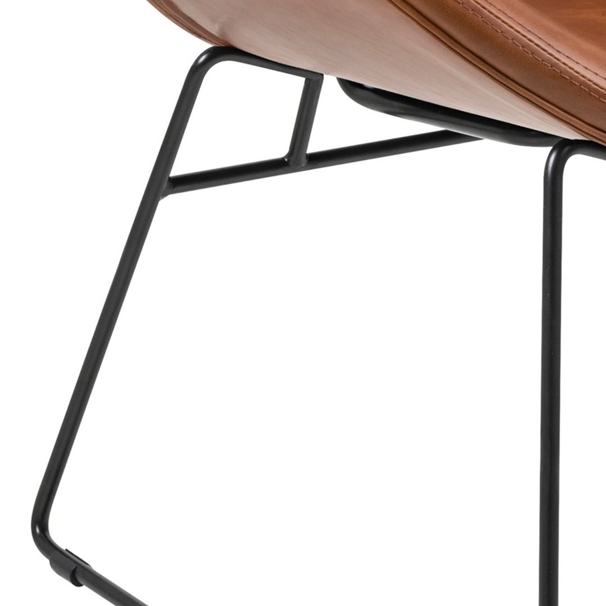 Faux Leather Lounge Chair - Cazar