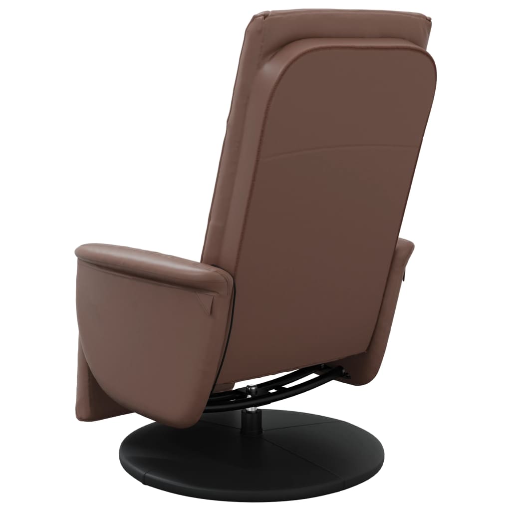 Faux Leather Massage Recliner Chair with Footrest - Vantage Home