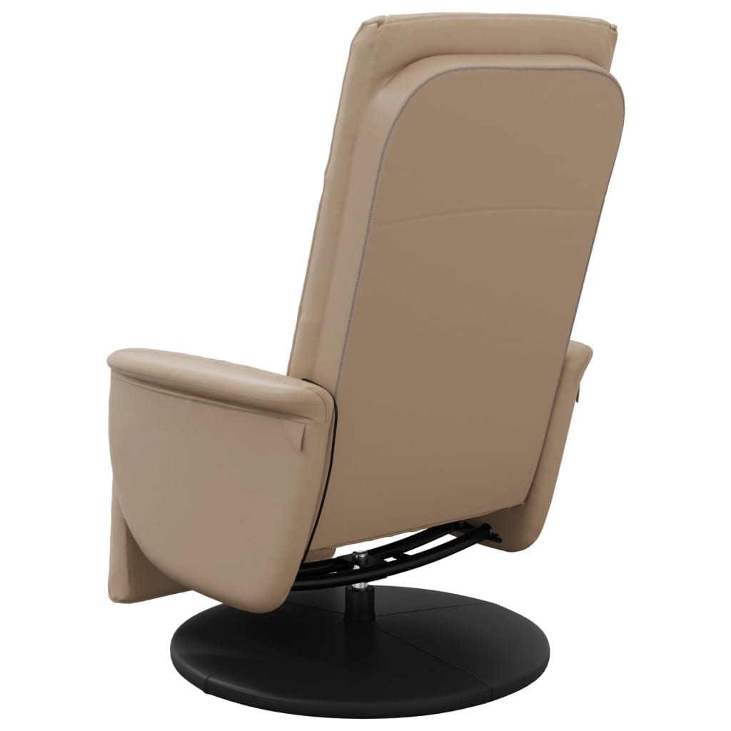 Faux Leather Massage Recliner Chair with Footrest - Vantage Home