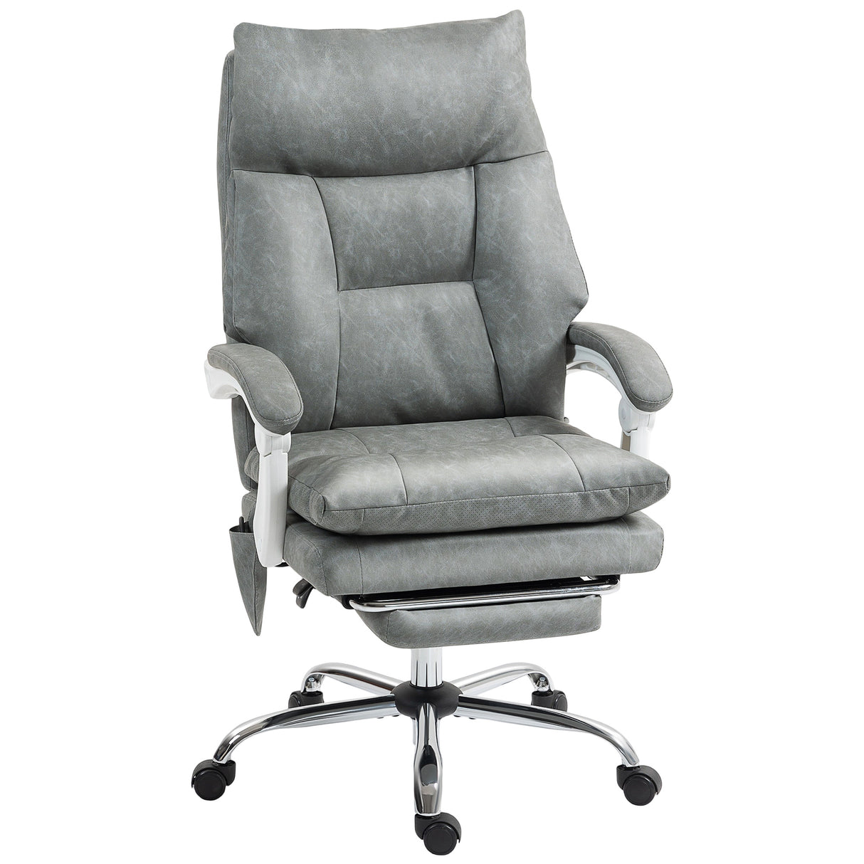 Faux Leather Office Chair 65cm Wide - Velmora
