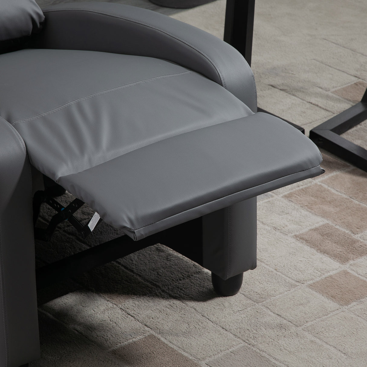 Faux Leather Recliner Chair 68cm Wide - Velmora