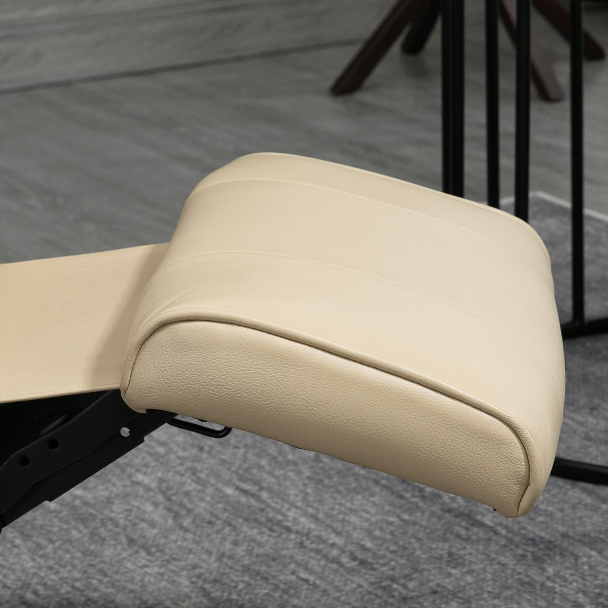 Faux Leather Recliner Chair 78cm Wide With Footrest - Velmora