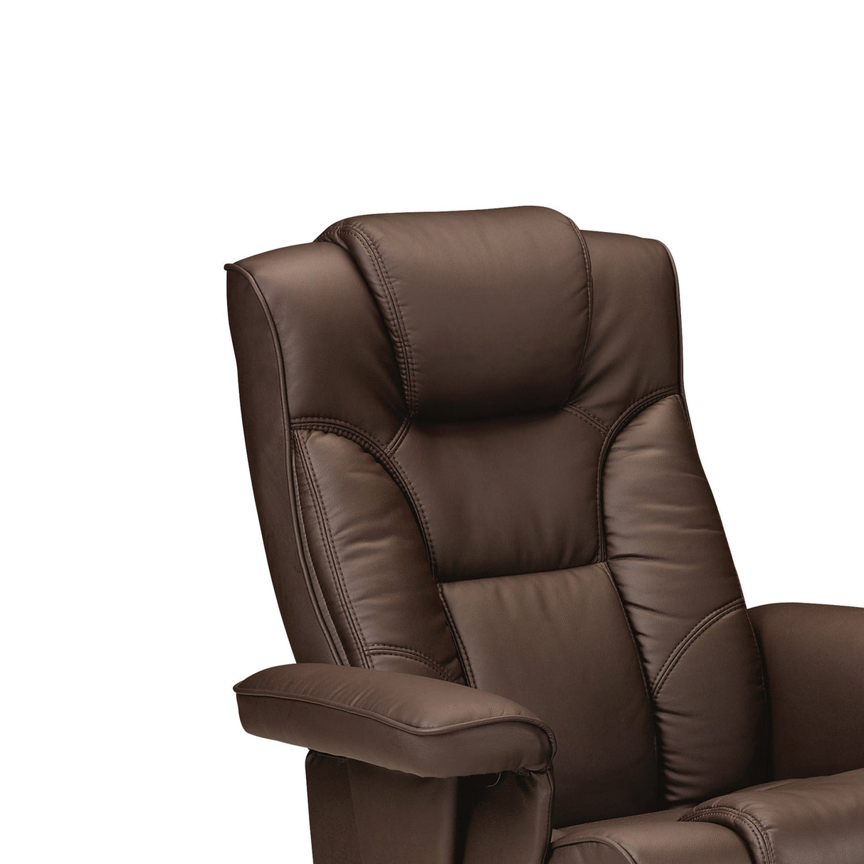 Faux Leather Recliner Chair With Stool - Malmo