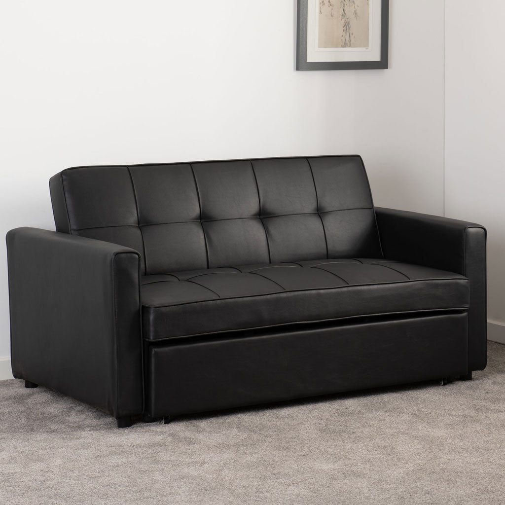 Faux Leather Sofa Bed - Astoria