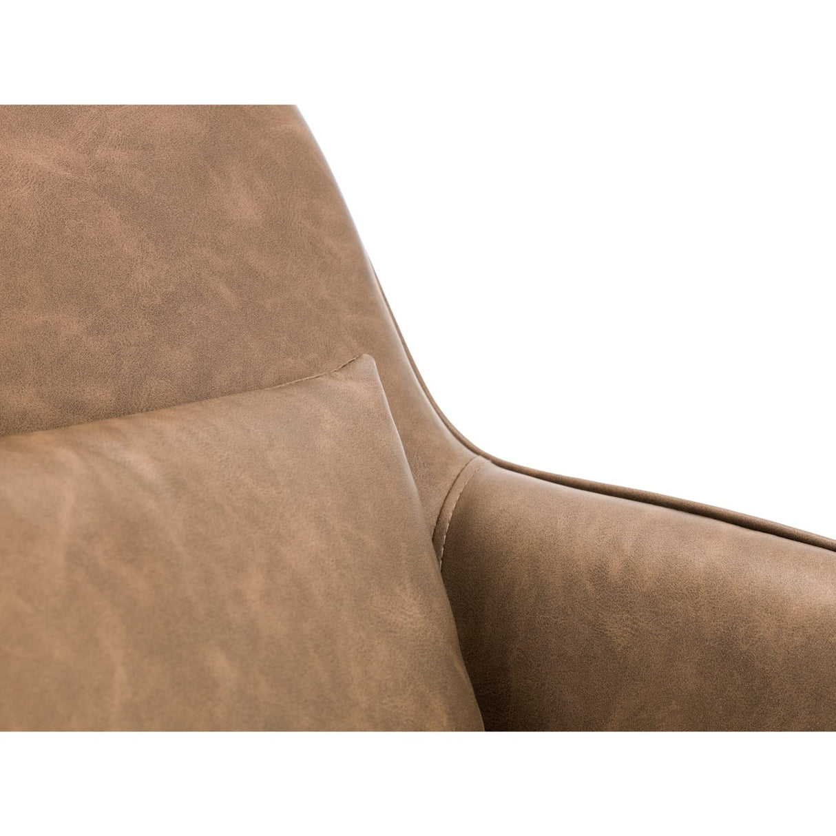 Faux Leather Swivel Accent Chair - Bowery