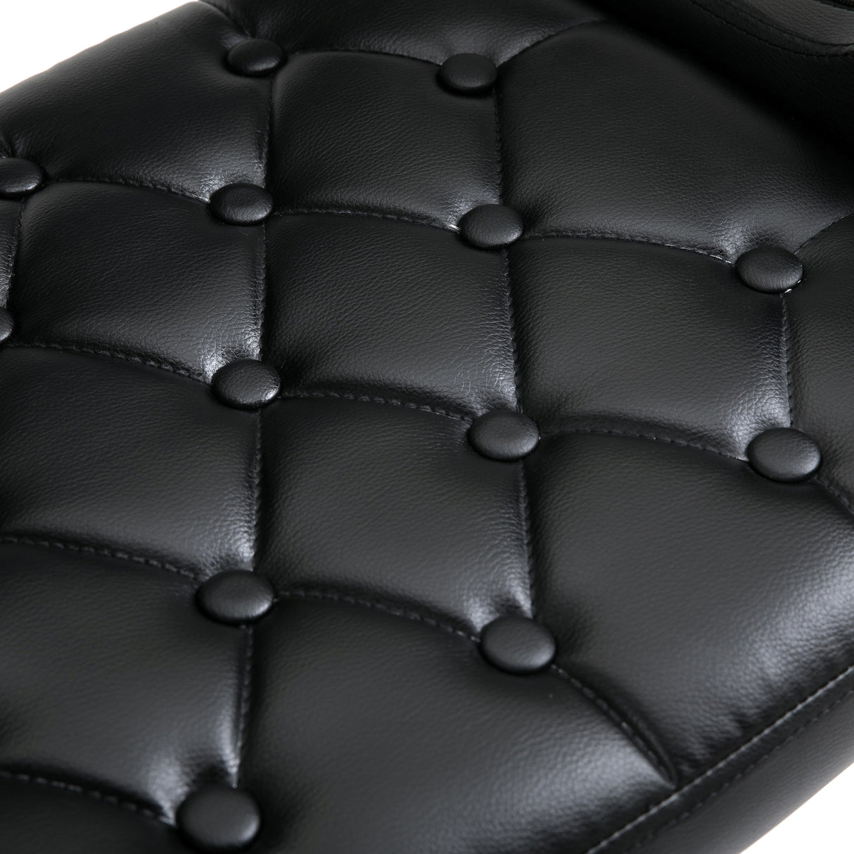Faux Leather Swivel Bar Stool With Back - Velmora