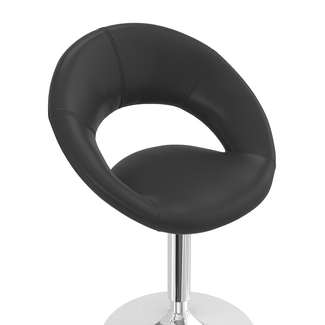 Faux Leather Swivel Dining Chair - Springwell