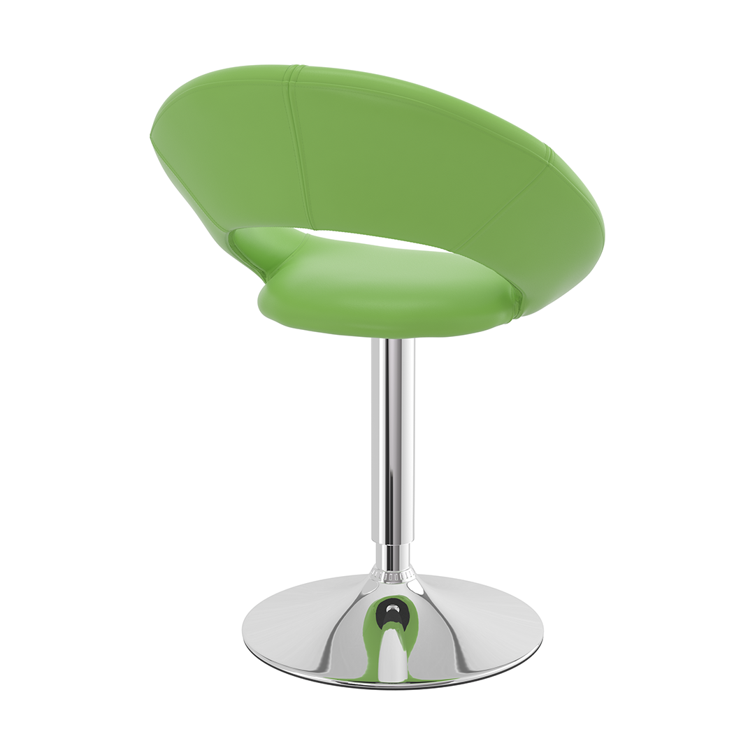 Faux Leather Swivel Dining Chair - Springwell