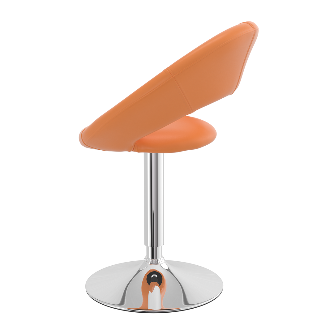 Faux Leather Swivel Dining Chair - Springwell