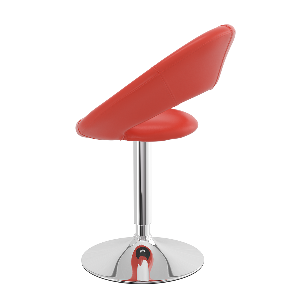 Faux Leather Swivel Dining Chair - Springwell