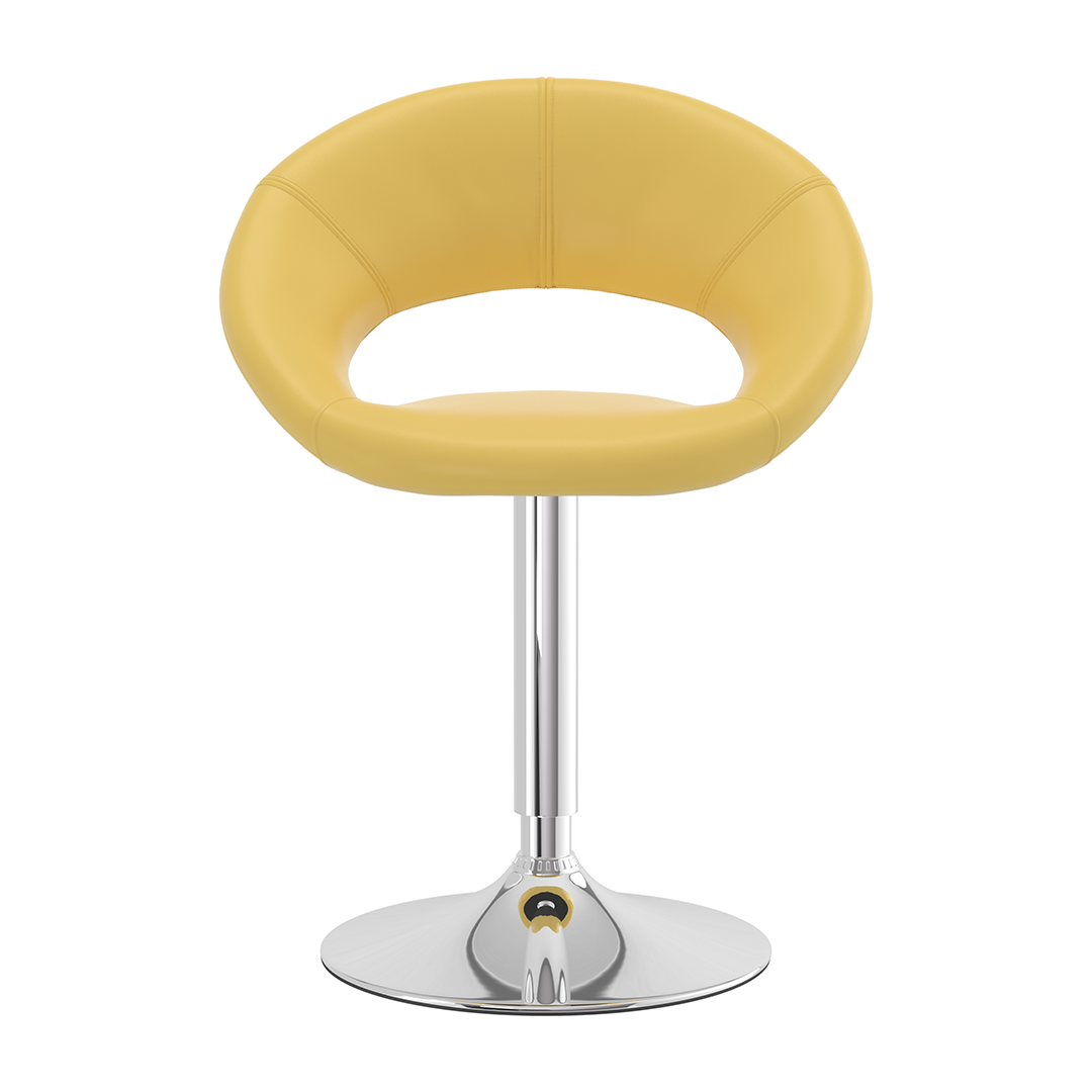 Faux Leather Swivel Dining Chair - Springwell