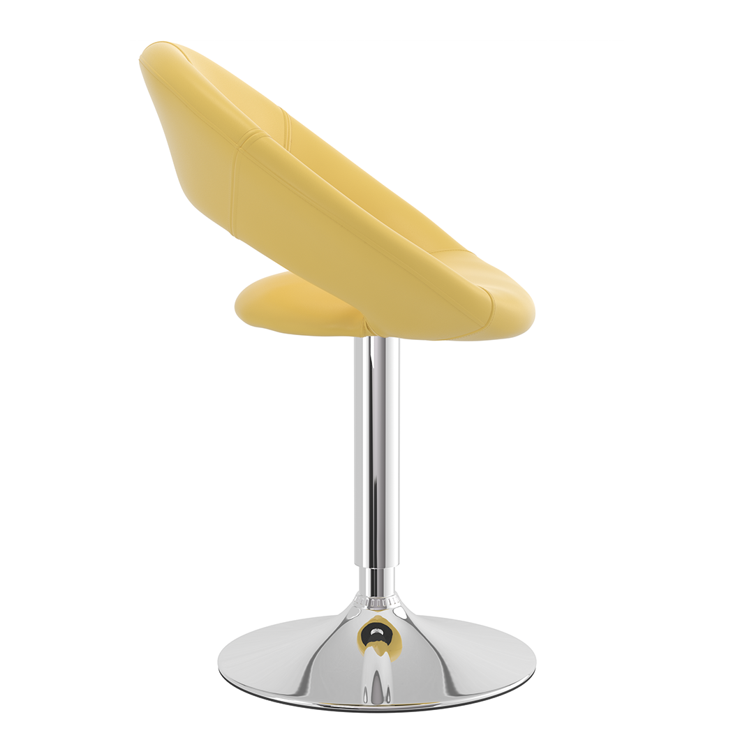 Faux Leather Swivel Dining Chair - Springwell