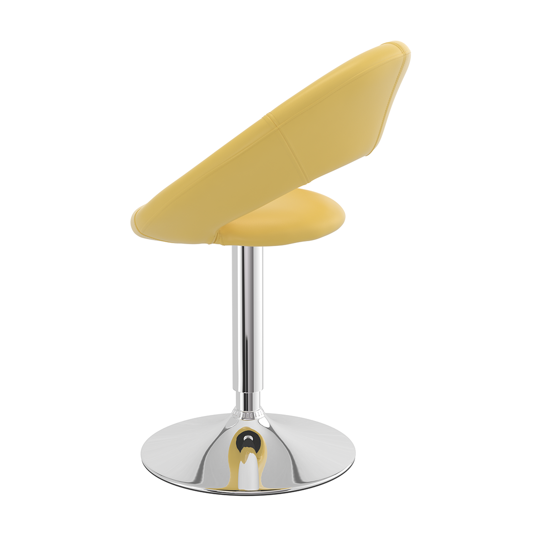 Faux Leather Swivel Dining Chair - Springwell