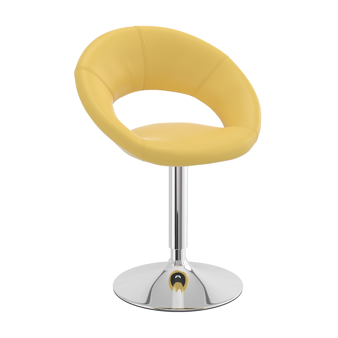 Faux Leather Swivel Dining Chair - Springwell