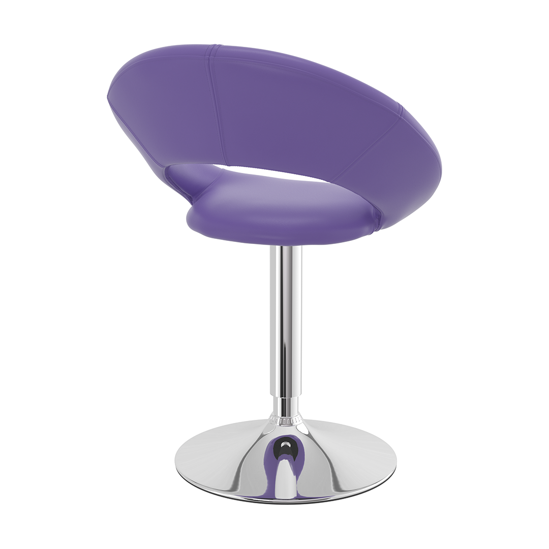 Faux Leather Swivel Dining Chair - Springwell