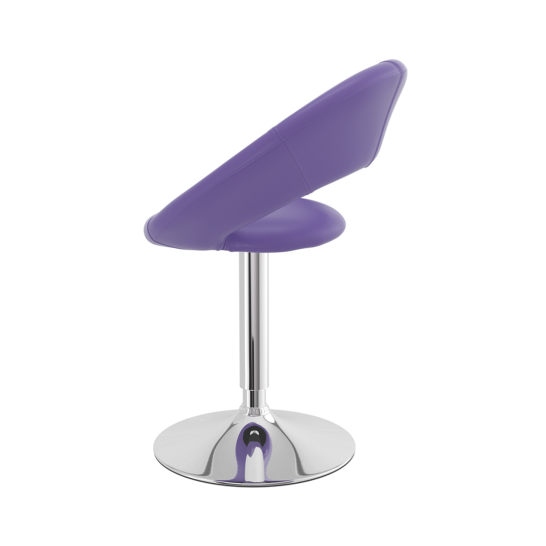 Faux Leather Swivel Dining Chair - Springwell